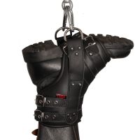 Red Leather benophængere, suspensions-sæt á 2, billede 3
