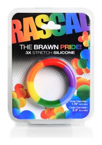 Boneyard Brawn Pride Cock Ring, Rainbow, picture 2