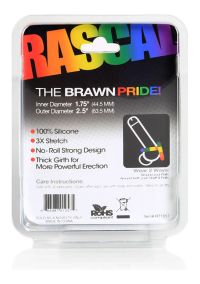 Boneyard Brawn Pride Cock Ring, Rainbow, picture 3