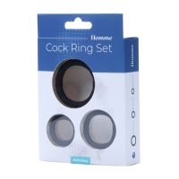 SinsFactory Conjunto Cockring Silicone Graduado, imagem 3