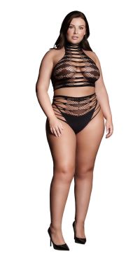 Le Désir Carpo Patterned Crop Top and Briefs