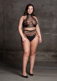 Le Désir Carpo Patterned Crop Top and Briefs, picture 5