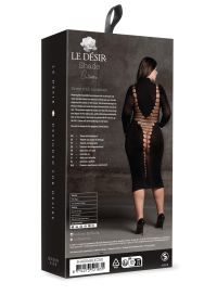 Le Désir Vestido Carme com Gola Alta e Design Contornado, imagem 3