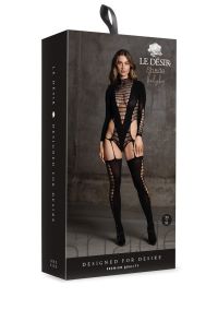 Le Désir Bodystocking Kalyke scollo V, immagine 2