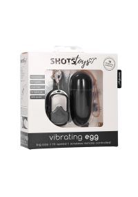 Œuf Vibrant Shots Toys Télécommande Noir Grand, photo 2