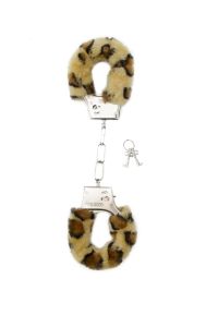 Shots Toys Furry Handcuffs in Rainbow Colours