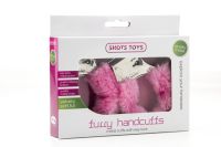 Shots Toys Furry Handcuffs Soft Pink Restraints, picture 2