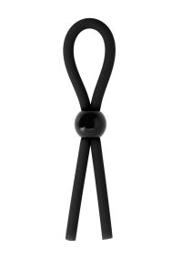 Shots Toys Adjustable Cock Ring in Black Silicone