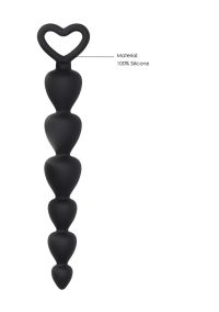 Bolas Anais de Silicone Shots Toys em Preto, imagem 4