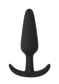 Shots Toys Black Slim Beginner Conical Medical-Grade Anal Plug