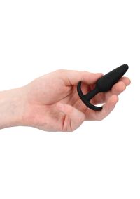 Shots Toys Black Slim Beginner Conical Medical-Grade Anal Plug, picture 6