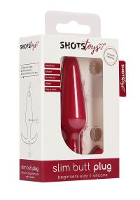 Shots Spielzeuge Dünn Anfänger Analplug Kühn Rot, Bild 2
