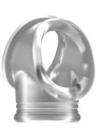 Cockring ball strap trasparente Sono by Shots discreto
