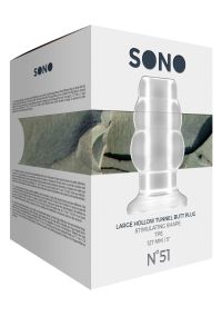 Sono No.51 Hollow Tunnel Plug Large Clear, picture 2