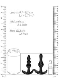 Sono No.80 4-Piece Flexible Butt Plug Set, picture 6