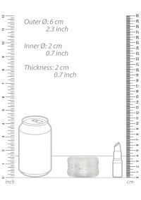 Sono No.94 Masturbator mit Penisring aus TPE, 2-in-1, Bild 4