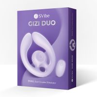 Snail Vibe GIZI Duo pariskunta stimulaattori, violetti, kuva 2
