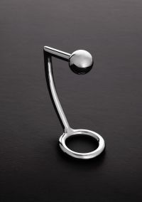 Steel by Shots Intruder C-Ring Anal Ball Attached