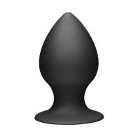 XR Brands Large Black Silicone Anal Plug
