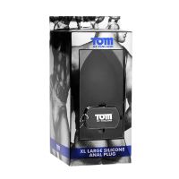 XR Brands Large Black Silicone Anal Plug, picture 2