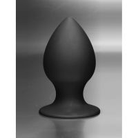 XR Brands Large Black Silicone Anal Plug, picture 3
