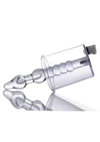 XR Brands Anal Pump with Ribbed Acrylic Rod, zdjęcie 3