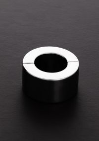 Steel Polished Ball Ring - Larger size hang, zdjęcie 4