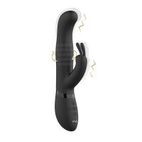 VIVE Izara Vibrador Coelho Esferas Preto com Eixo Rotatório