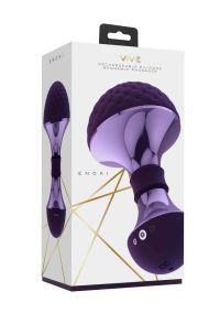 Massageador Bendável VIVE Enoki Cabeça Flexível Roxo, imagem 2