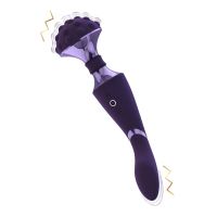 VIVE Shiatsu, Bendable Wand Fioletowy