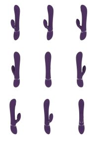 VIVE Etsu Vibrador Coelho Onda Pulso com 4 Mangas Intercambiáveis, imagem 6