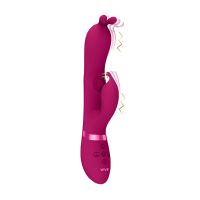 VIVE Gada Bunny Ear Rabbit with Pulse Wave Shaft, 3 Motors