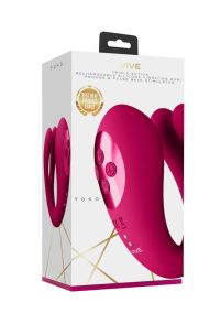 Vibrador Tripla Ação VIVE Yoko Duplas Prongs Vibrador Onda Pulso Clitoriana, imagem 2