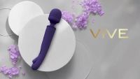 VIVE Kiku kaksipäinen sauva heiluvalla kielellä violetti, kuva 5