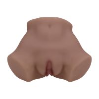 XKIN Bodyforms Dual-Entry Vibrierender Masturbator, 1,6kg Braun, Bild 4