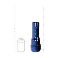 Masturbateur bouche Metallix Axel XKIN 14,5cm bleu, photo 5
