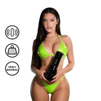 XKIN Metallix Aza vibrator stroker, 14,5cm