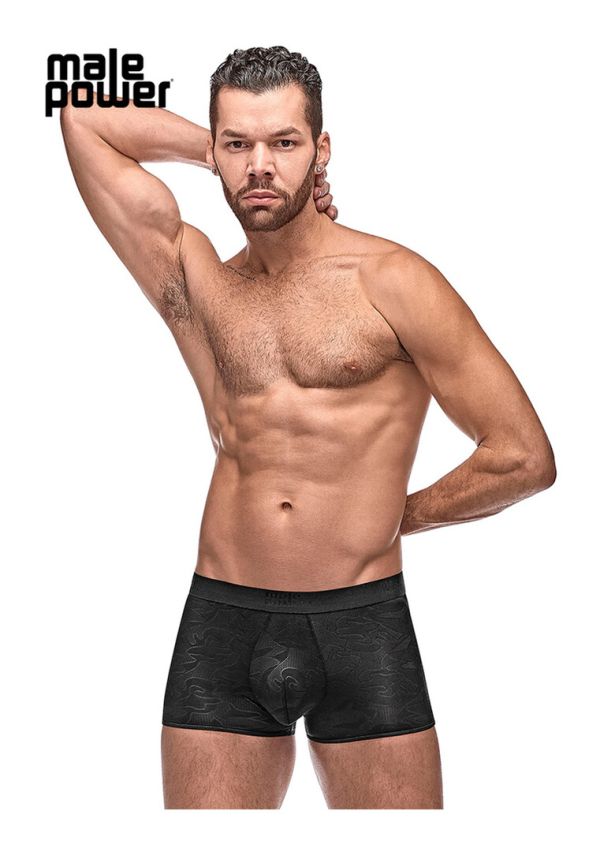 Male Power Impressions Mini-Short, Schwarz