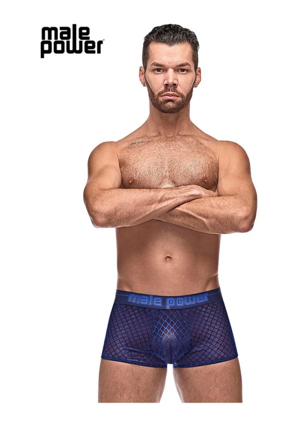 Male Power Diamond Mesh minitakit, laivastonsininen S