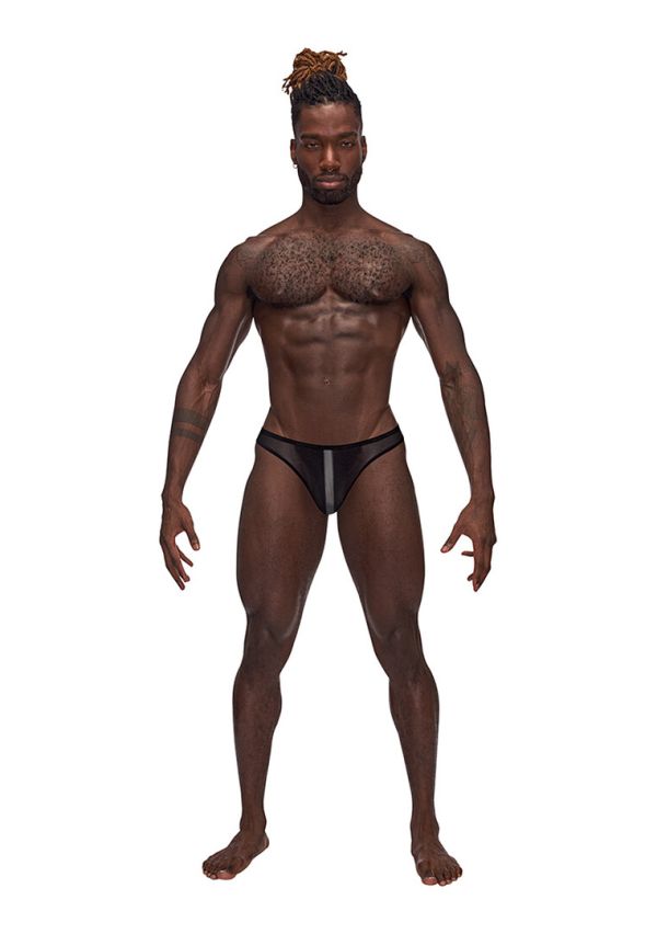 Male Power Onyx Landing Strip Bikini Brief