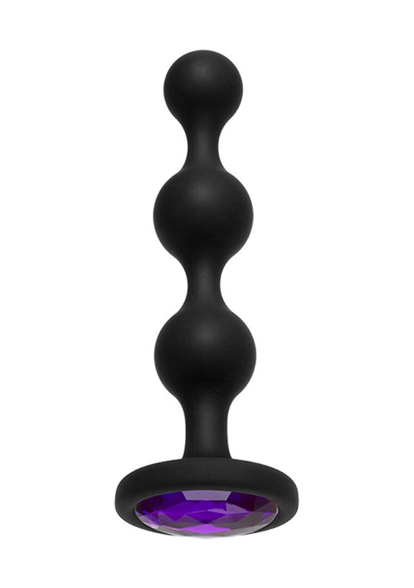 Doc Johnson Booty Bling Plug anal silicone trois perles