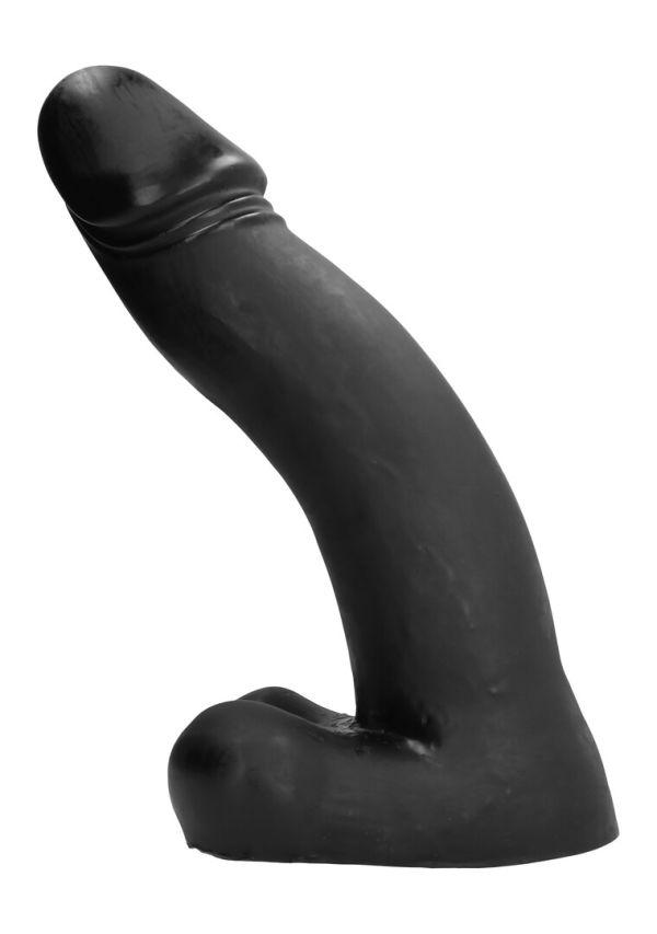 All Black ultra długie dildo gładkie 45cm