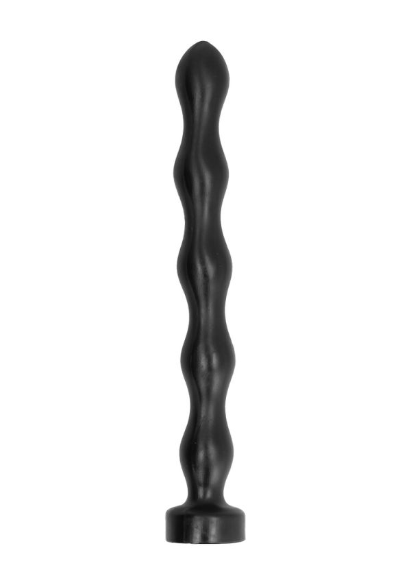 All Black Wave Dildo 41 cm Extended