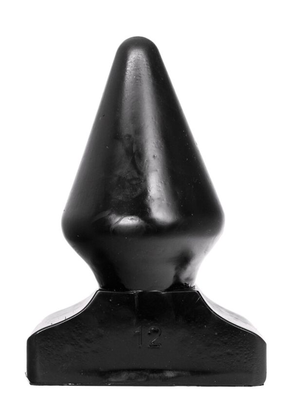 All Black Tapered buttplug, 23 cm