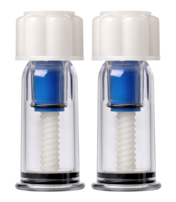XR Brands Max-Twist Pinças de Mamilo Sucção Ajustável Par