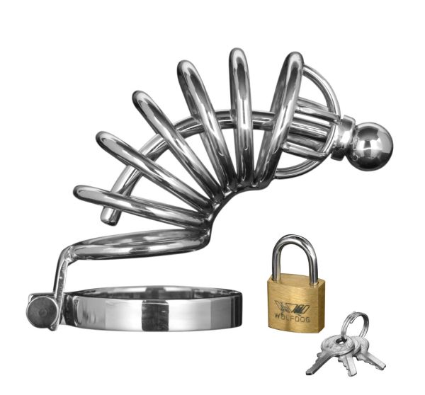XR Brands Asylum Stainless Steel Chastity System