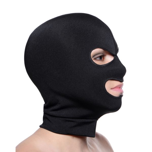 Spandex Vollkopf-Maske mit offenen Augen und Mund