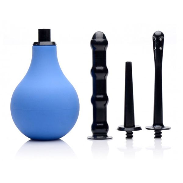 XR Brands Anal Dusche Kit mit Drei Auswechsel-Spitzen