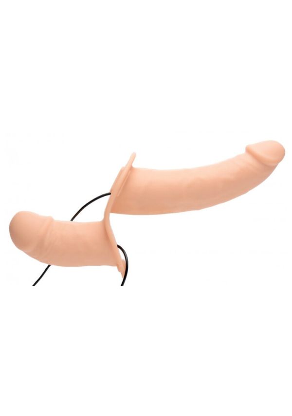 XR Brands Supreme Pleasure vibrations dobbelt harness