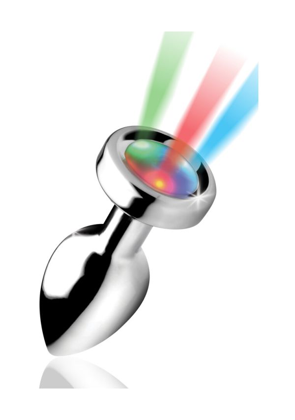 XR Brands Light Up Metal Plug Small